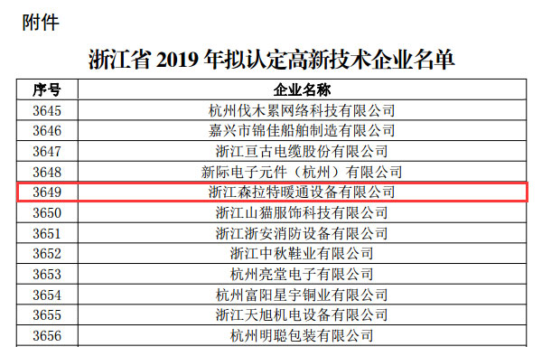 秋葵视频在线无限看入选2019年高新技术企业名单